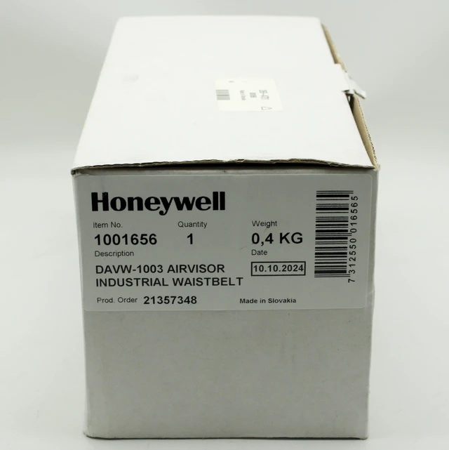 Alt view image 2 of 2 - Honeywell 1001656 DAVW-1003 Airvisor Industrial Waistbelt Air Regulator