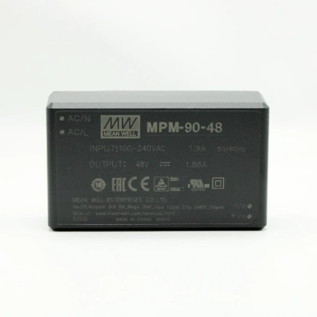 Main image of Mean Well MPM-90-48 48V 1.88A 90W AC DC PCB Mount Power Supply