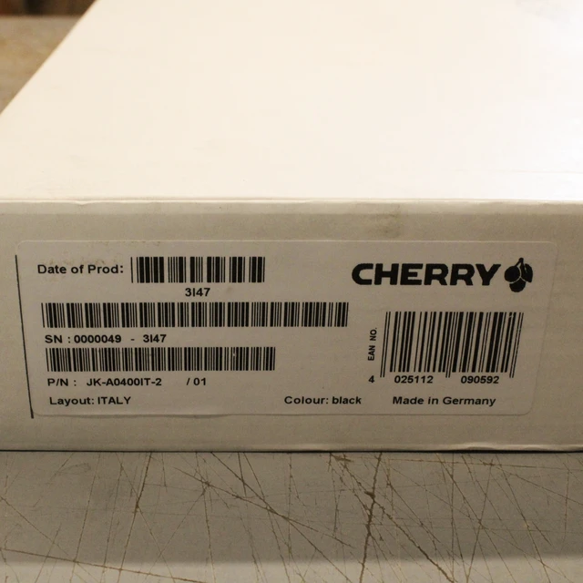 Alt view image 2 of 2 - CHERRY JK-A0400IT-2 Secure Board 1.0 USB Smart Card NFC Keyboard Italian