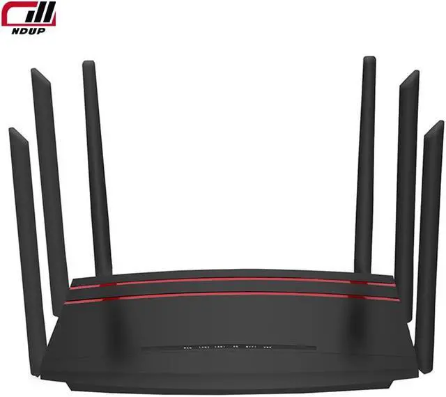 Main image of NDUP Wireless Router with SIM Card Slot and Network Cable Support - 3G/4G/5G Compatibility, Six Antenna Design, 32 Device Connectivity, Dual SOCs, 100 Meter Range, High-Speed 1000Mbps