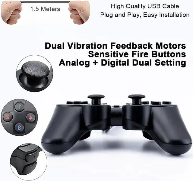 Alt view image 4 of 6 - NDUP USB Controller Gamepad with Windows XP to WinXP/Win7/Win8/Win10, Unlock a New PC Gaming Experience