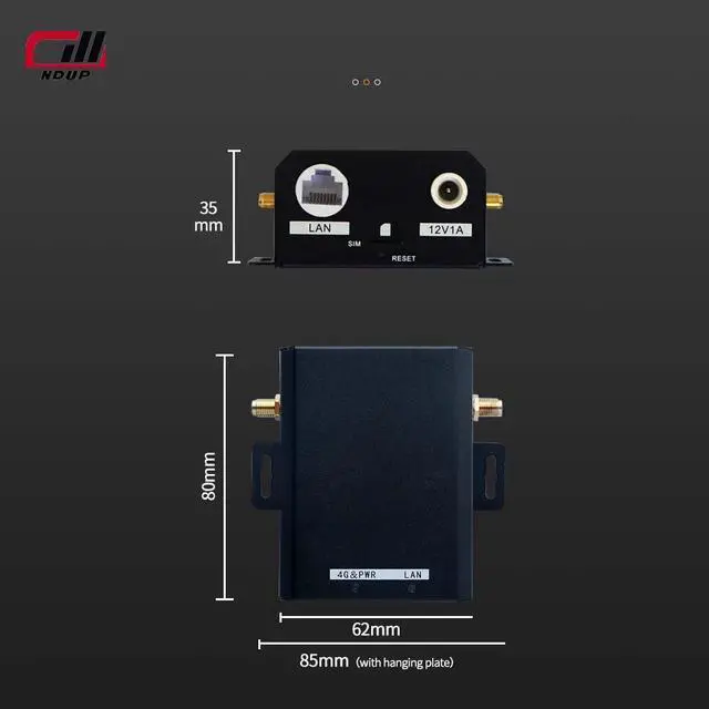 Alt view image 6 of 7 - NDUP H927 Industrial-Grade WiFi + 4G LTE Router - Iron Shell Design, Supports SIM Card and Network Connection