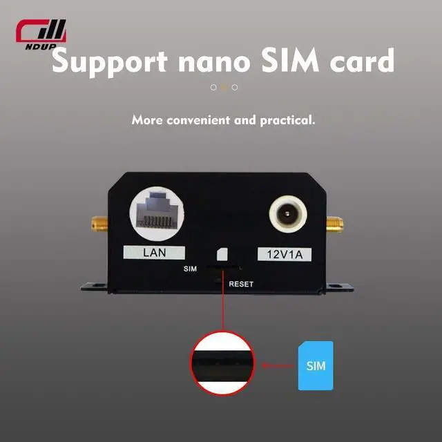 Alt view image 4 of 7 - NDUP H927 Industrial-Grade WiFi + 4G LTE Router - Iron Shell Design, Supports SIM Card and Network Connection