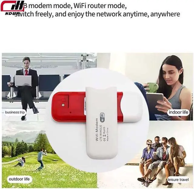 Alt view image 4 of 7 - NDUP H760R 4G Router - LTE USB Mobile Portable WiFi, Car Network Card, Up to 150Mbps
