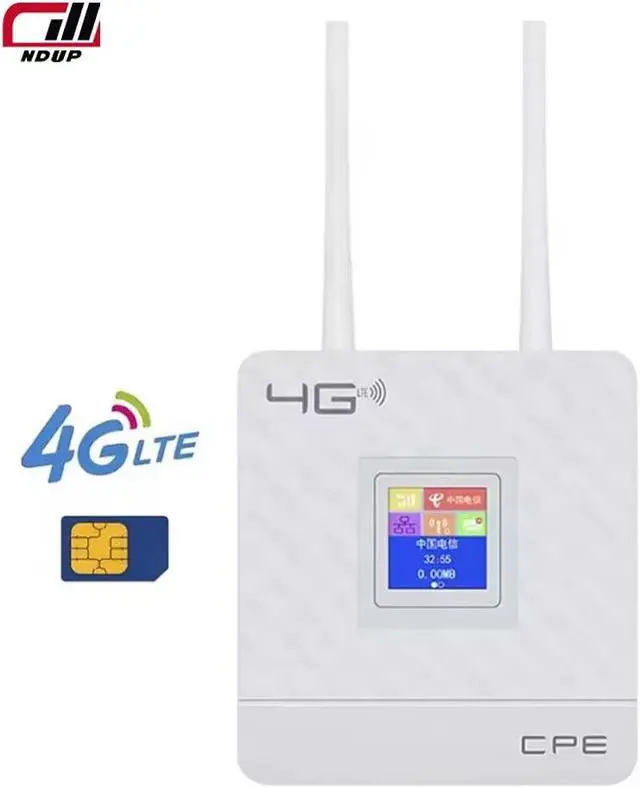 Alt view image 6 of 7 - NDUP CPF903 Wireless 4G WiFi Router - 150Mbps Speed, SIM Card Slot for Easy Internet Access