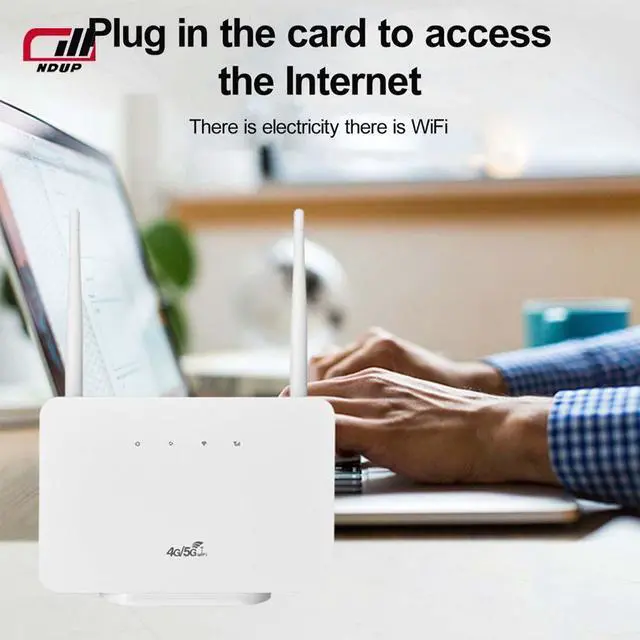 Alt view image 5 of 7 - NDUP H106 4G/5G Wireless Router - SIM Card Slot, Supports Multi-User Connectivity