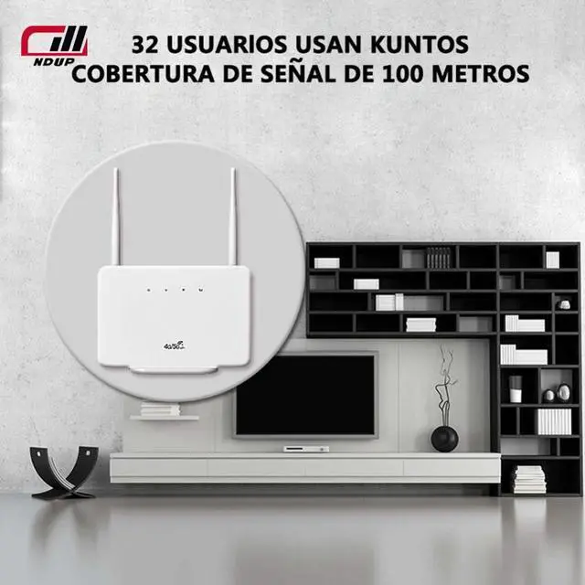 Alt view image 6 of 7 - NDUP H106 4G/5G Wireless Router - SIM Card Slot, Supports Multi-User Connectivity