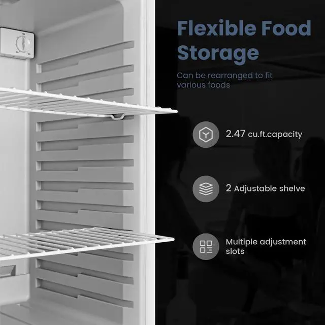 Alt view image 4 of 7 - Yeego 70L Mini Wine Frige - Efficient Thermoelectric Stylish Beer Refrigerator Beverage Cooler Perfect for Home Entertaining