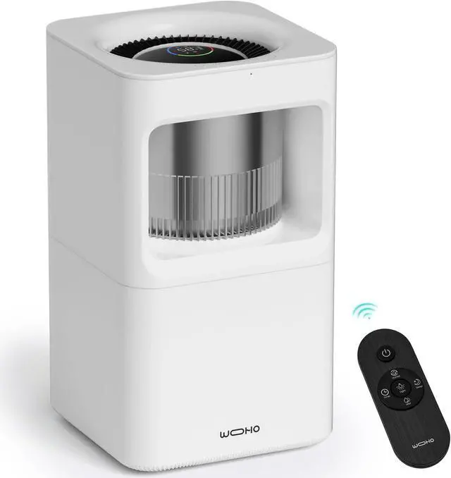 Main image of Wooohoo 8L Ultra-Quiet Humidifier with Smart Control, Aromatherapy Function, Large 2.11-Gallon Water Tank, Touch & Remote Operation, 1-12 Hour Timer for Home, Bedroom, and Office Use