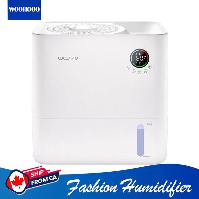 Main image of Wooohoo 5L Mist-Free Humidifier  Smart Humidity Control with Aromatherapy, Ultra-Quiet Operation, 5-Level Adjustment, Touch & Remote Control, Ideal for Home/Bedroom/Office (1.32 gal)