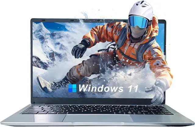 Main image of Elepad Windows Laptop Computer, 14.1 Inch Windows 11 Laptop Notebook Traditional Laptop PC with Intel Celeron J4105 Quad Core 6GB DDR4 256GB SSD 2.4/5G WiFi BT4.0 HDMI USB 3.0 1920X1200 IPS Webcam