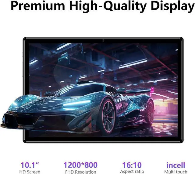 Alt view image 4 of 7 - Elepad 2024 Newest Tablet Cellular Android Tablets Octa-Core Android 13 Unlocked Tablet with SIM Card Slot, 128GB ROM+4GB RAM, 10 Inch 5MP+13MP Camera/5G WIFI GPS/BT/6000mAh/1280*800 IPS Screen