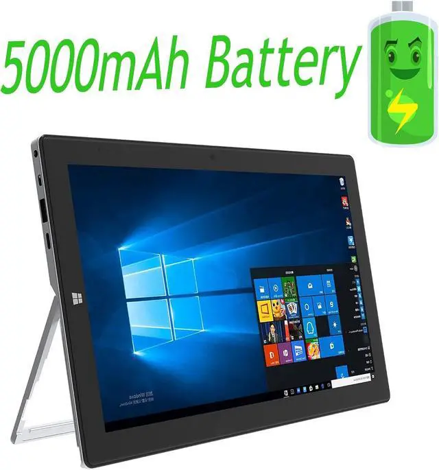 Alt view image 5 of 7 - Elepad Windows Tablet with Keyboard + 11.6 Inch Touchscreen 2 in 1 Laptop + 6GB DDR4, 128GB SSD, Intel J4125, Dual Camera, Micro HDMI, USB3.0, SD Card Slot