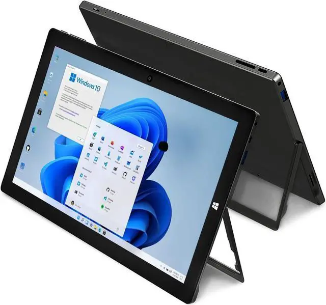 Main image of Elepad Windows Tablet with Keyboard + 11.6 Inch Touchscreen 2 in 1 Laptop + 6GB DDR4, 128GB SSD, Intel J4125, Dual Camera, Micro HDMI, USB3.0, SD Card Slot
