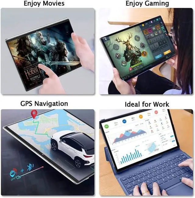 Alt view image 3 of 7 - Elepad+ 2 in 1 Android Tablet PC + Touchscreen Laptop with Keyboard and Stylus + 4GB RAM, GSM/4G LTE, WiFi, Dual Camera, SIM Card Slot, GPS Compatibility