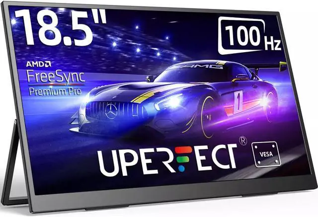 Main image of EVICIV 18.5" 100Hz Gaming Monitor Full HD HDMI USB C Laptop Screen Stand & VESA HDMI 2*Type C Switch Display for PS Xbox