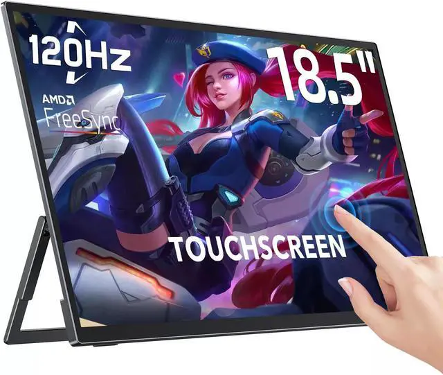 Main image of EVICIV 18.5" 120Hz Touchscreen Portable Monitor 1080P 100% sRGB Gaming Monitor For Xbox PS Gaming Switch