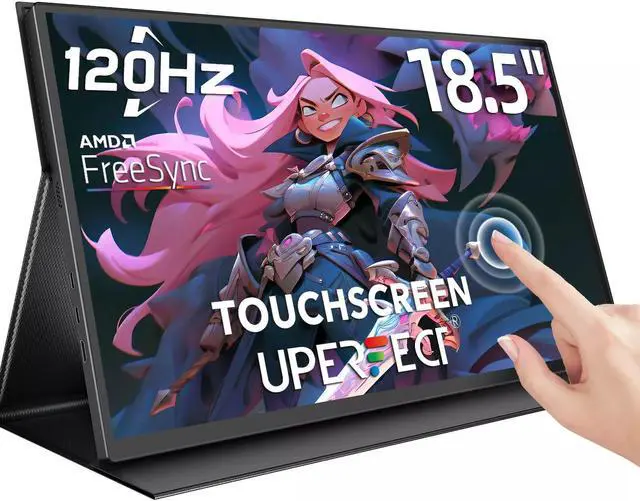 Main image of EVICIV 18.5" 120Hz Touchscreen Portable Monitor 1080P HDR Ultra Slim FreeSync HDMI USB C w/VESA