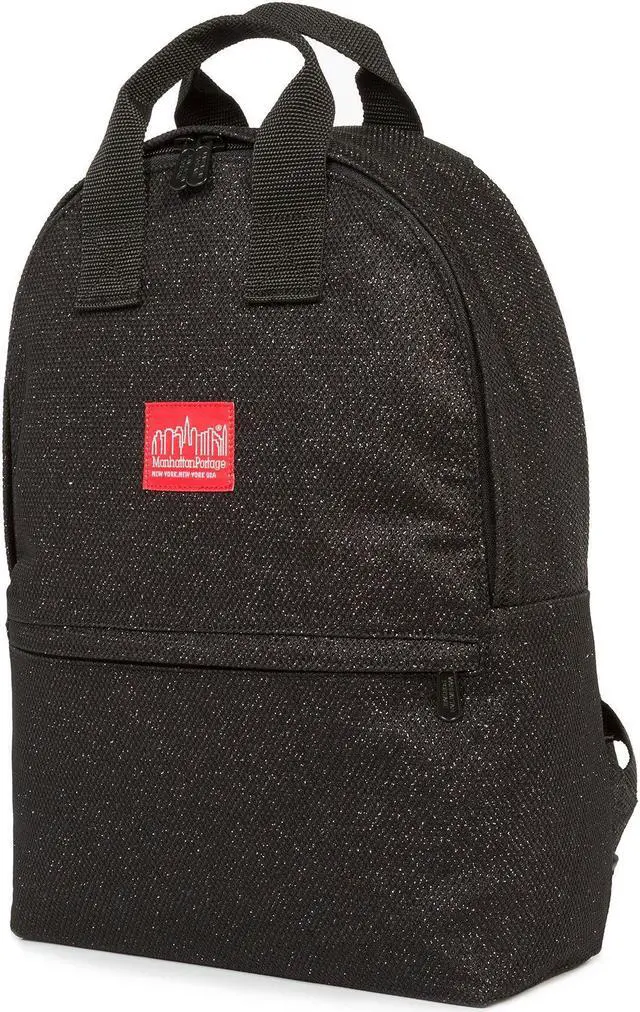 Main image of Manhattan Portage Midnight Governor's Laptop bag, 13 inches Laptop Backpack with Adjustable Straps. Glitter Midnight Fabric Laptop Backpack for women.