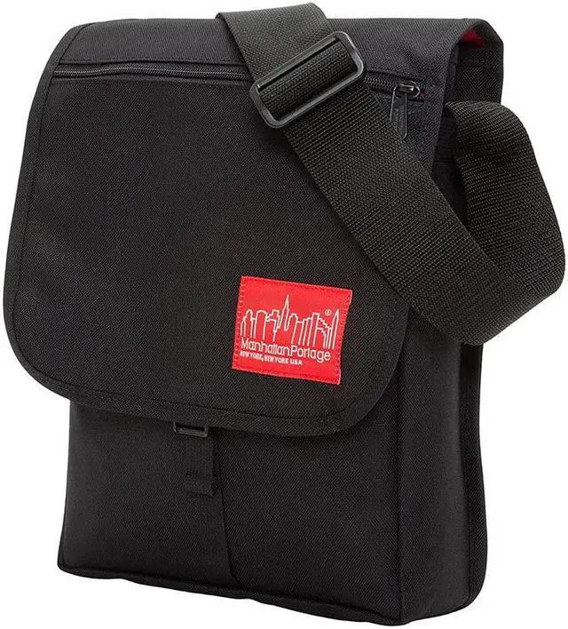 Alt view image 2 of 5 - Manhattan Portage Crossbody Manhattan Bag with Adjustable Strap, Manhattan Messenger Bag for Men & Women, Black.