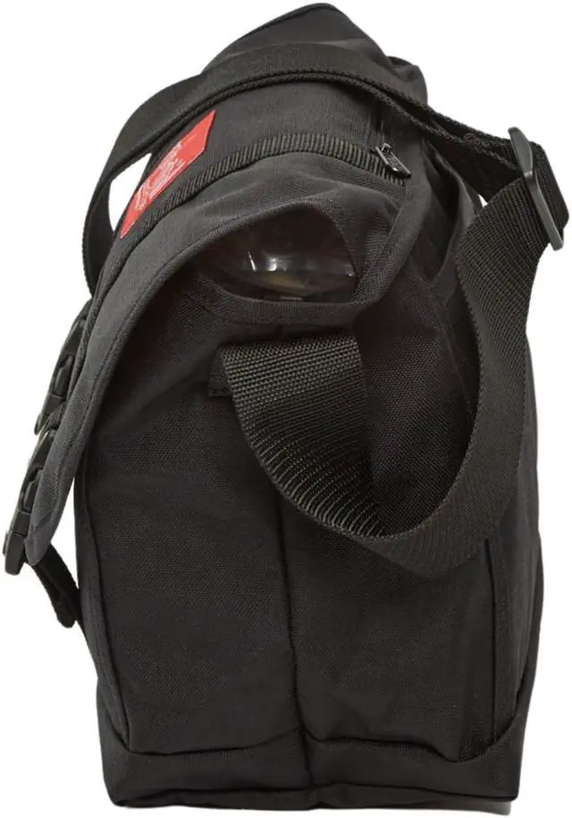 Alt view image 3 of 7 - MANHATTAN PORTAGE NY MESSENGER BAG JR (MD), EVERYDAY MESSENGER BAG FOR MEN & WOMEN, MESSENGER BAG WITH ADJUSTABLE SHOULDER STRAP, WATER RESISTANT COATING, BLACK