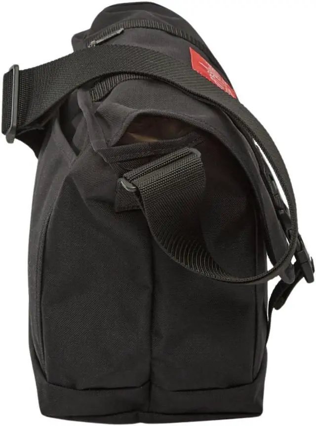 Alt view image 5 of 7 - MANHATTAN PORTAGE NY MESSENGER BAG JR (MD), EVERYDAY MESSENGER BAG FOR MEN & WOMEN, MESSENGER BAG WITH ADJUSTABLE SHOULDER STRAP, WATER RESISTANT COATING, BLACK