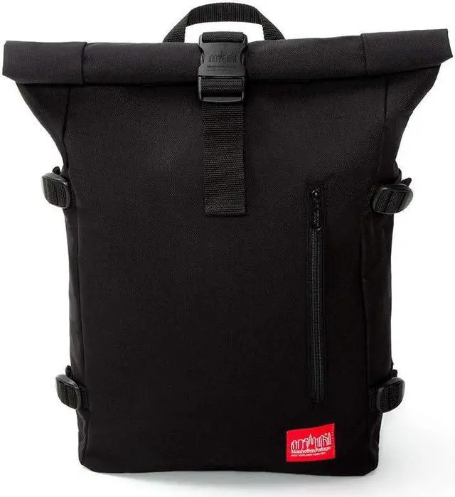 Alt view image 4 of 7 - MANHATTAN PORTAGE APEX LAPTOP BACKPACK (MD), ACCOMODATES 15" LAPTOP, ADJUSTABLE STRAPS LAPTOP BACKPACK, COMPUTER BAG FOR MEN & WOMEN, BLACK.