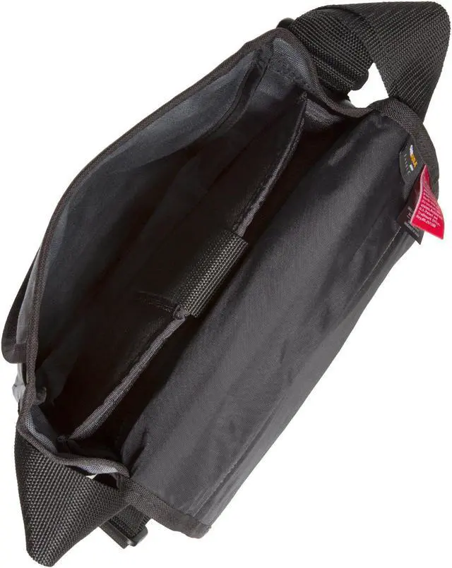 Alt view image 2 of 5 - MANHATTAN PORTAGE MANHATTAN LAPTOP BAG, 13" LAPTOP BAG WITH ADJUSTABLE STRAPS, WATER RESISTANT FABRIC LAPTOP BAG, RED