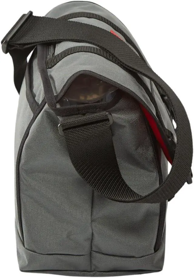 Alt view image 3 of 5 - MANHATTAN PORTAGE NY MESSENGER BAG JR (MD), CROSS BODY MESSENGER BAG WITH WATER RESISTANT COATING, STYLISH AND FUNCTIONAL MESSENGER BAG, GREY