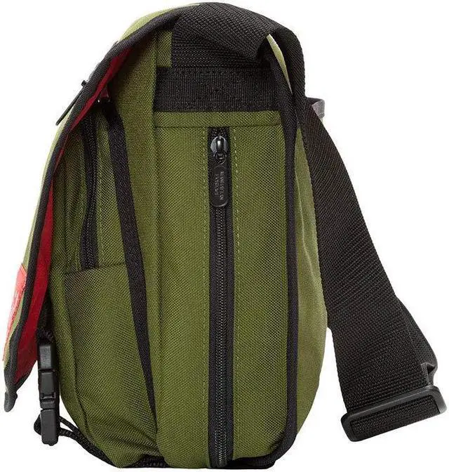 Alt view image 2 of 5 - Manhattan Portage Europa 13 Inches Laptop Messenger bag, 13" Laptop Messenger bag with compartments, 13-inch Laptop Messenger Bag with adjustable straps, Olive