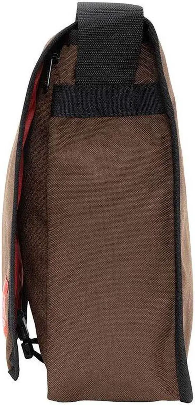 Alt view image 2 of 5 - MANHATTAN PORTAGE DJ BAG (MD), CROSS BODY MESSENGER BAG WITH ADJUSTABLE STRAPS, WATER RESISTANT MESSENGER BAG FOR EVERYDAY USE, DARK BROWN/DARK BROWN