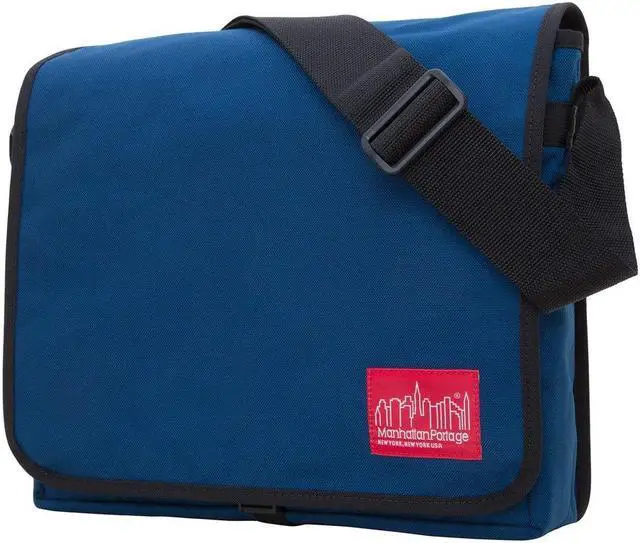 Main image of MANHATTAN PORTAGE DJ BAG (MD), CROSS BODY MESSENGER BAG WITH ADJUSTABLE STRAPS, WATER RESISTANT MESSENGER BAG FOR EVERYDAY USE, NAVY