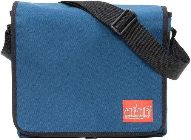 Alt view image 3 of 5 - MANHATTAN PORTAGE DJ BAG (MD), CROSS BODY MESSENGER BAG WITH ADJUSTABLE STRAPS, WATER RESISTANT MESSENGER BAG FOR EVERYDAY USE, NAVY