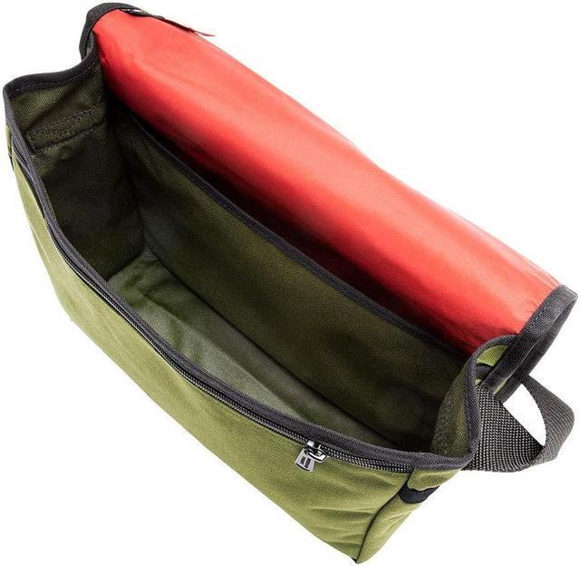 Alt view image 5 of 5 - MANHATTAN PORTAGE DJ BAG (MD), CROSS BODY MESSENGER BAG WITH ADJUSTABLE STRAPS, WATER RESISTANT MESSENGER BAG FOR EVERYDAY USE, OLIVE