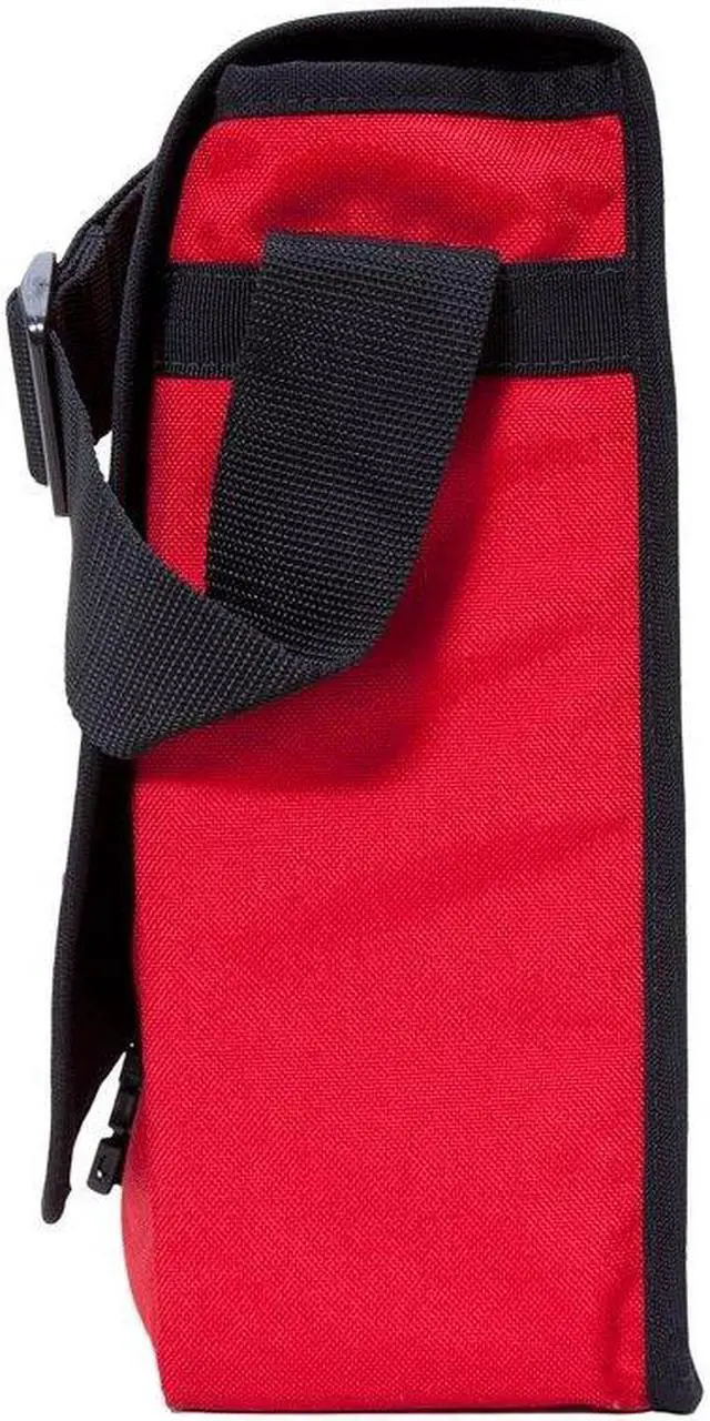 Alt view image 2 of 5 - MANHATTAN PORTAGE DJ BAG (MD), CROSS BODY MESSENGER BAG WITH ADJUSTABLE STRAPS, WATER RESISTANT MESSENGER BAG FOR EVERYDAY USE, RED