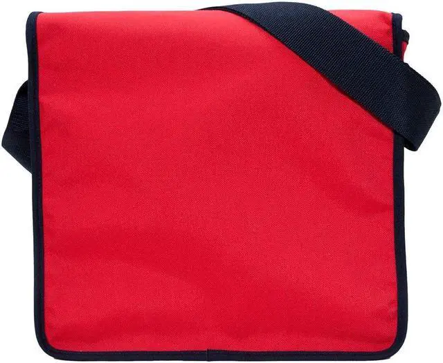 Alt view image 4 of 5 - MANHATTAN PORTAGE DJ BAG (MD), CROSS BODY MESSENGER BAG WITH ADJUSTABLE STRAPS, WATER RESISTANT MESSENGER BAG FOR EVERYDAY USE, RED