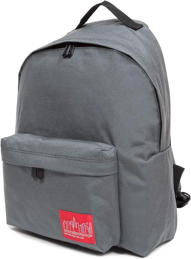 Main image of MANHATTAN PORTAGE BIG APPLE LAPTOP BACKPACK (MD), LAPTOP BACKPACK WITH LAPTOP SLEEVE, GREY