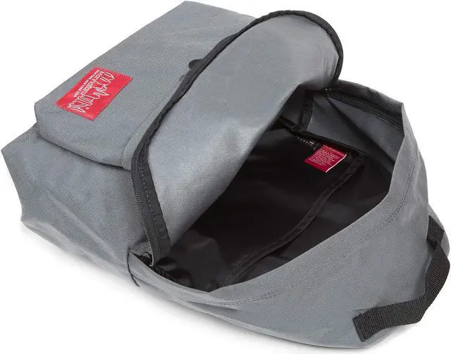 Alt view image 4 of 4 - MANHATTAN PORTAGE BIG APPLE LAPTOP BACKPACK (MD), LAPTOP BACKPACK WITH LAPTOP SLEEVE, GREY