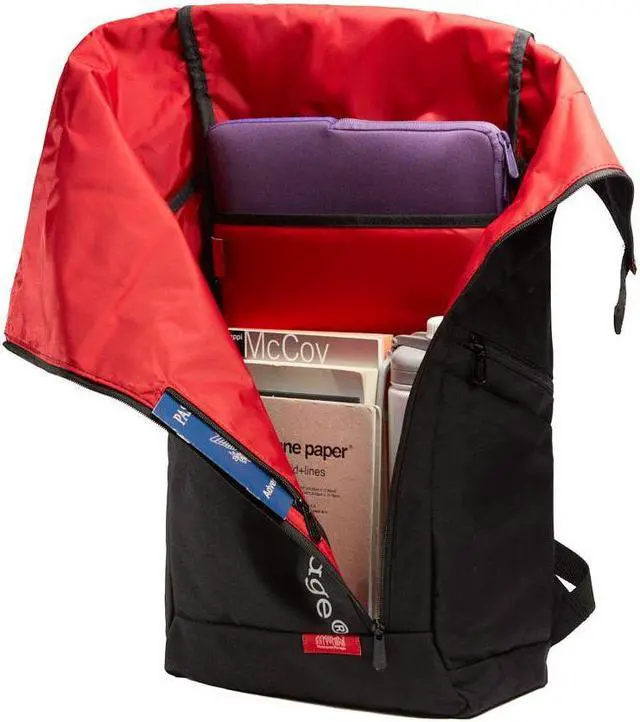 Alt view image 6 of 6 - MANHATTAN PORTAGE REFLECTIVE PACE LAPTOP BACKPACK, 18 INCHES LAPTOP BACKPACK, 18-INCH LAPTOP BACKPACK WITH ADJUSTABLE STRAPS AND SPACIOUS COMPARTMENT, BLACK