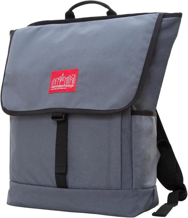 Alt view image 3 of 3 - MANHATTAN PORTAGE WASHINGTON SQUARE BACKPACK, EVERYDAY CARRY LAPTOP BACKPACK, COMPUTER BAG FOR MEN & WOMEN, LAPTOP BACKPACK WITH HOOK N LOOP & BUCKLE CLOSURE.