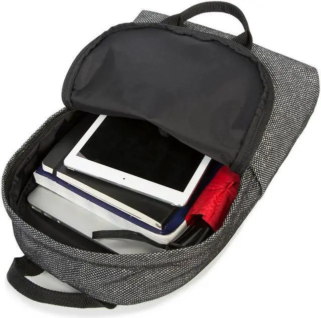 Alt view image 4 of 4 - Manhattan Portage Midnight Governor's Laptop bag, 13 inches Laptop Backpack with Adjustable Straps. Glitter Midnight Fabric Laptop Backpack for women.