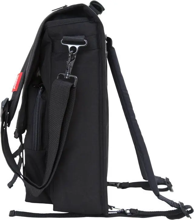 Alt view image 3 of 5 - Manhattan Portage Commuter Laptop Backpack 17 inches, 17 inches Laptop Bag with Three-Way Carry. 17-Inch Laptop Backpack for Men & Women, Black.