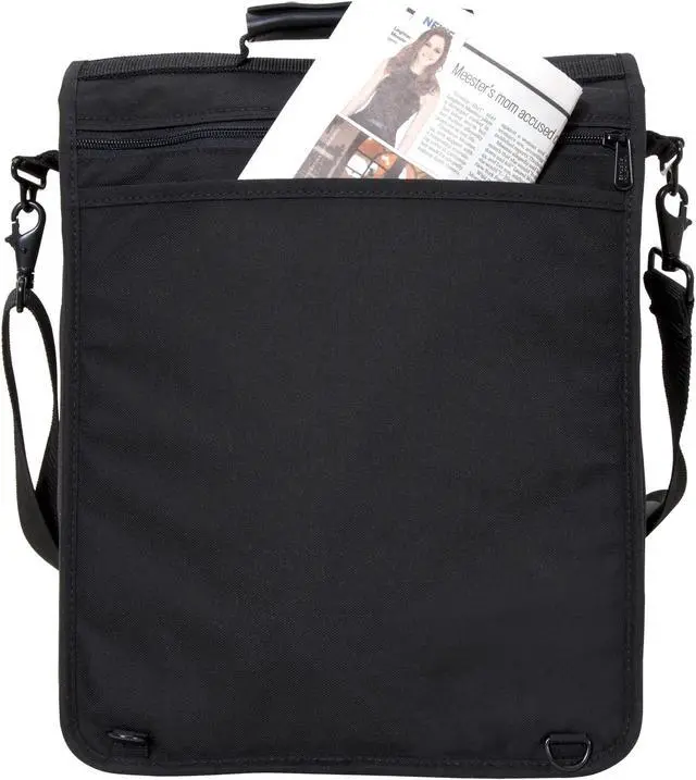 Alt view image 5 of 5 - Manhattan Portage Commuter Laptop Backpack 17 inches, 17 inches Laptop Bag with Three-Way Carry. 17-Inch Laptop Backpack for Men & Women, Black.