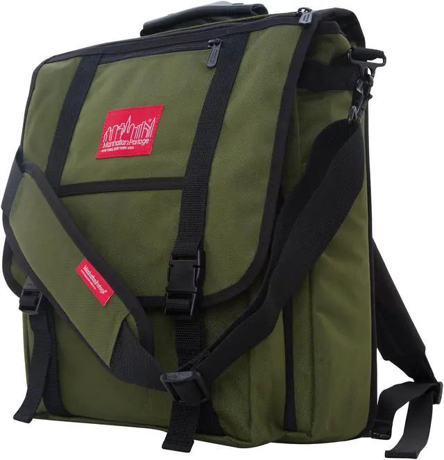 Main image of Manhattan Portage Commuter Laptop Backpack 17 inches, 17 inches Laptop Bag with Three-Way Carry. 17-Inch Laptop Backpack for Men & Women, Olive.