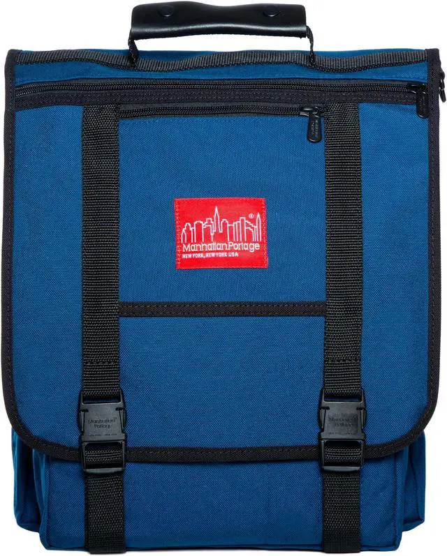 Main image of Manhattan Portage Commuter Laptop Backpack 17 inches, 17 inches Laptop Bag with Three-Way Carry. 17-Inch Laptop Backpack for Men & Women, Navy
