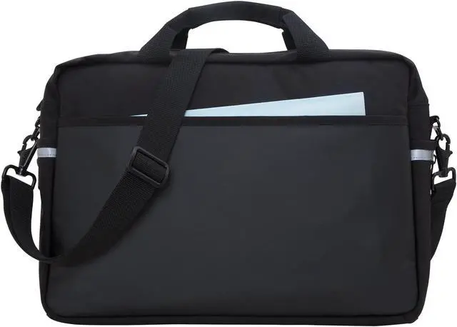 Alt view image 3 of 7 - Manhattan Portage Webb Convertible Laptop Briefcase, 15 inches Laptop Briefcase, 15" Laptop Messenger Bag with adjustable straps, 15" Laptop Briefcase, Laptop Briefcase bag for 15 " Laptop, Black.
