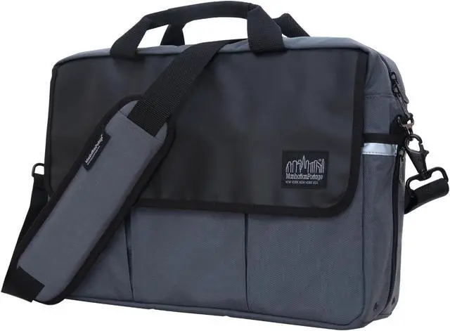 Main image of Manhattan Portage Webb Convertible Laptop Briefcase, 15 inches Laptop Briefcase, 15" Laptop Messenger Bag with adjustable straps, 15" Laptop Briefcase, Laptop Briefcase bag for 15 " Laptop, Grey.
