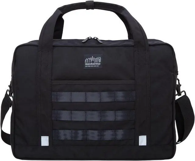 Main image of Manhattan Portage Yorkville Laptop Briefcase, 15"-17" Laptop Briefcase bag with Adjustable Strap, Laptop Briefcase Bag, 17" Laptop Briefcase, Laptop Messenger Briefcase, Black