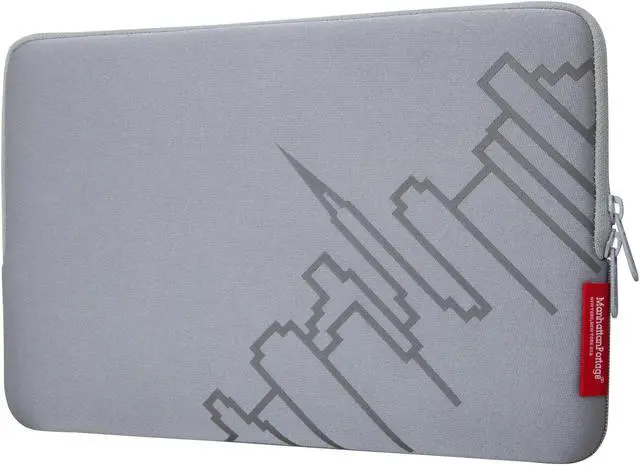 Main image of Manhattan Portage 11-inch Laptop Sleeve, 11" Laptop Sleeve, 11-inch Laptop Protective Case, Grey.