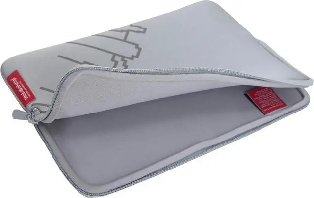 Alt view image 3 of 7 - Manhattan Portage 15 Inches Laptop Sleeve, 15" Laptop Sleeve with Skyline Print, 15 Inches Laptop Protective Case with YKK Zippers, 15 Inches Laptop Case, Silver.